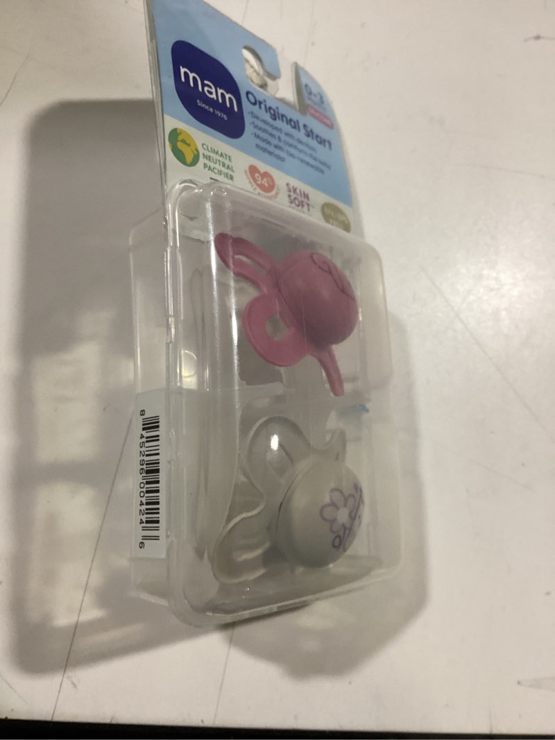 MAM Pacifiers, Newborn Pacifier, Best Pacifier for Breastfed Babies, ‘Start’ Design Collection, Girl