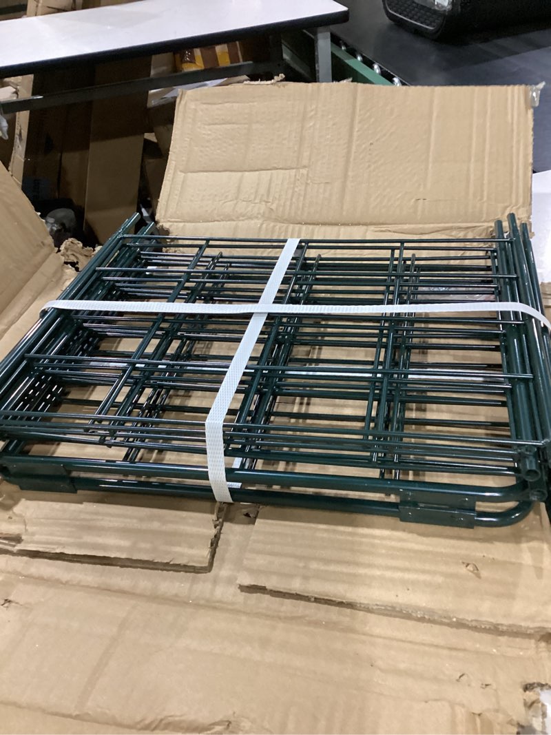 Condition photo showing As Is for similar to stock photo daim multi link trellis plant support garden trellis for climbing plants outdoor plant supports for indoor plants stackable fence tower modular l or v-shape for balconies & gardens, gray, 16 pieces