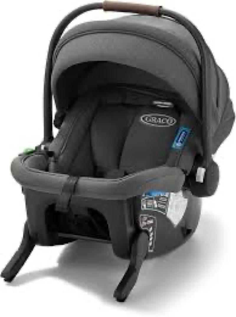 Graco Gomax Infant Car Seat, Baseless Car Seat with Canopy, Rear Facing, Lightweight Carseat