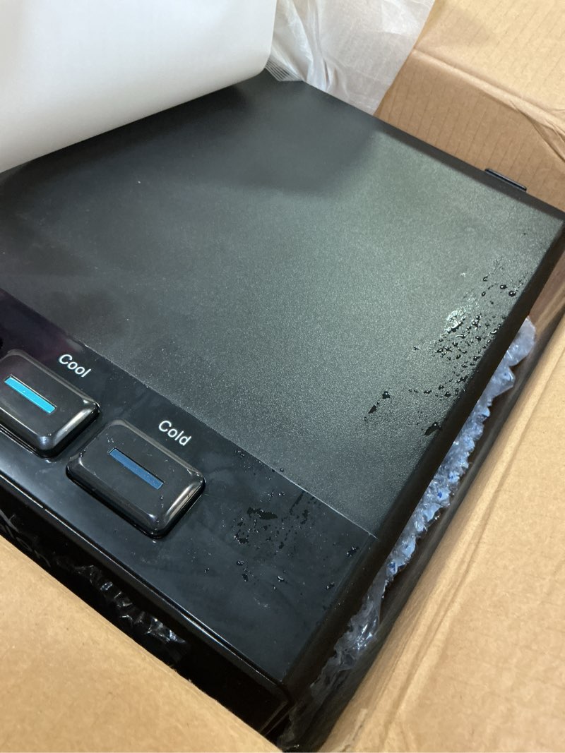 Condition photo showing As Is for Product used, Avalon Bottom Loading Water Cooler Water Dispenser with BioGuard- 3 Temperature Settings - Hot, Cold & Room Water, Durable Stainless Steel Construction, Anti-Microbial Coating- UL Listed Bottled