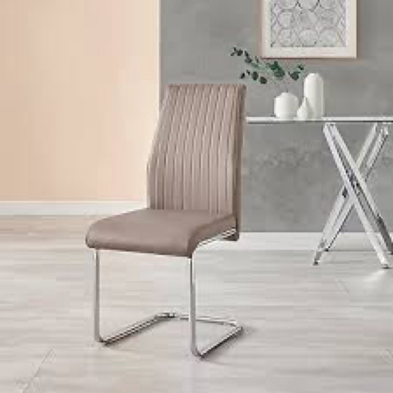 Lorenzo cappuccino dining chairs