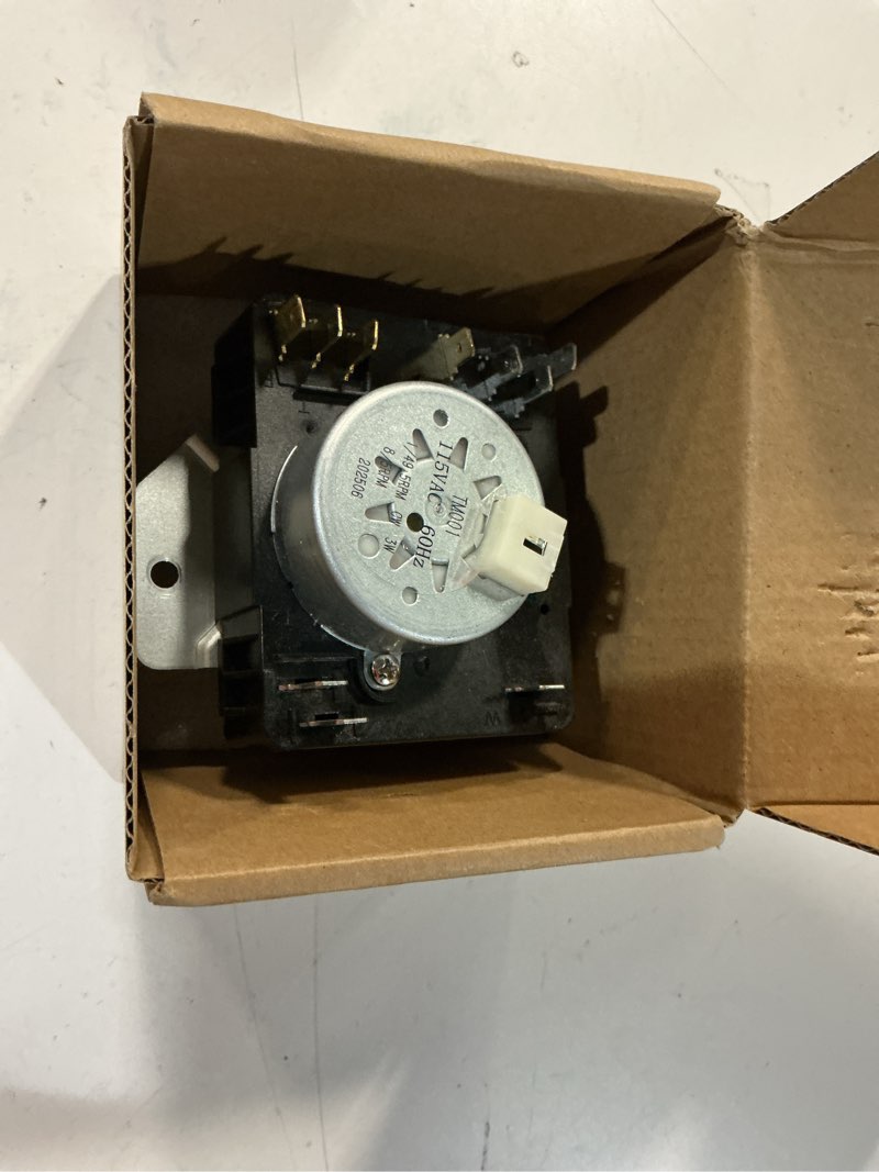 Condition photo showing Good Condition for w11566736 w11701755 115vac, 120v, 60hz, 1/49.5rpm, cw, 3w, 8/5rpm cosamatcozon upgraded dryer timer assembly - compatible with some maytag and whirlpool dryers