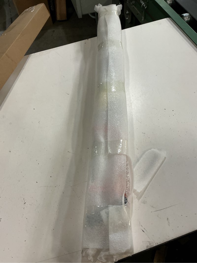 Condition photo showing Good Condition for ceiling curtain track, curtain track with roller hooks, 3ft - 6ft ceiling mounted rail set for room divider, white 3ft - 6ft white