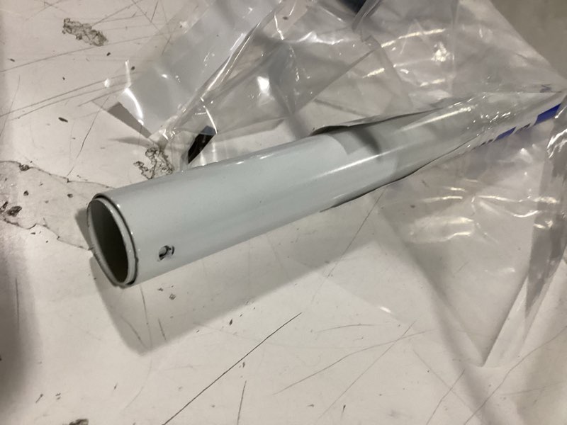 Condition photo showing Good Condition for project source closet rod 30-in l x 1.25-in h extendable white metal closet rod with hardware