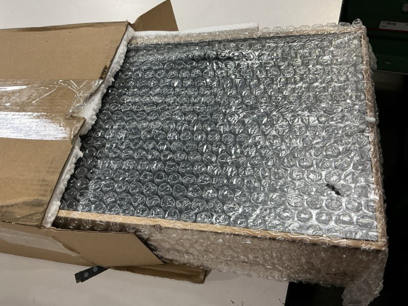Condition photo showing New/Like New for freezing point shadow box frame 8x25 flower shadow box pin display case cabinet picture frame with linen back memorabilia awards medals badge bouquet wedding memory box for keepsakes long carbonized 8×25