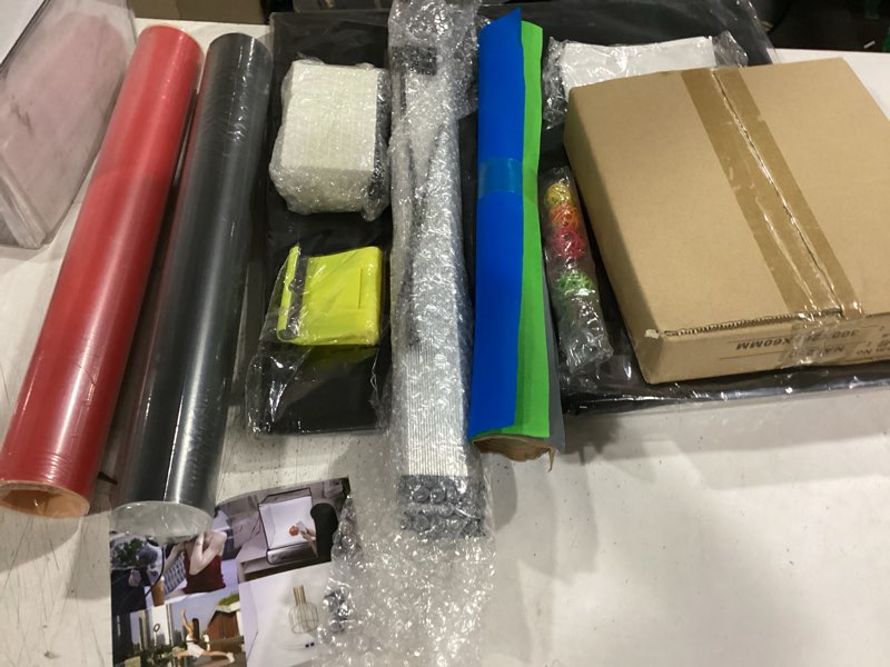 Condition photo showing As Is for portable photo booth bundle - 20\\\\\\\"x20\\\\\\\" photo light box camera booth and rotating turntable stand, 8 colors backdrop, adjustable brightness led lights | foldable tabletop studio photography