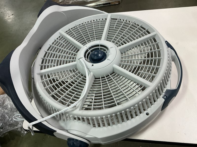 Condition photo showing As Is for Lasko Wind Machine Fan, Air Circulator Fan with 3 Speeds, 20" Model 3300, Gray