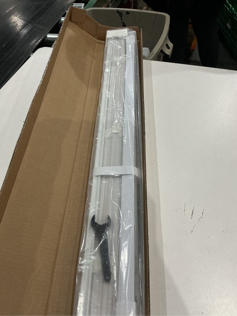 Condition photo showing Good Condition for lazblinds no tools no drill 1" vinyl mini blinds, cordless blinds for windows, light filtering horizontal window blinds & shades, 33" w x 72" h, white cordless-white 33" w x 72" h