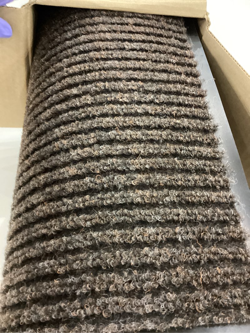 Notrax 109 Brush Step Carpeted Indoor/Outdoor Entrance Mat for Home or Office, 3' X 5', Absorbent Slip Resistant Heavy Duty Entry Mat, Charcoal, 109S0035CH