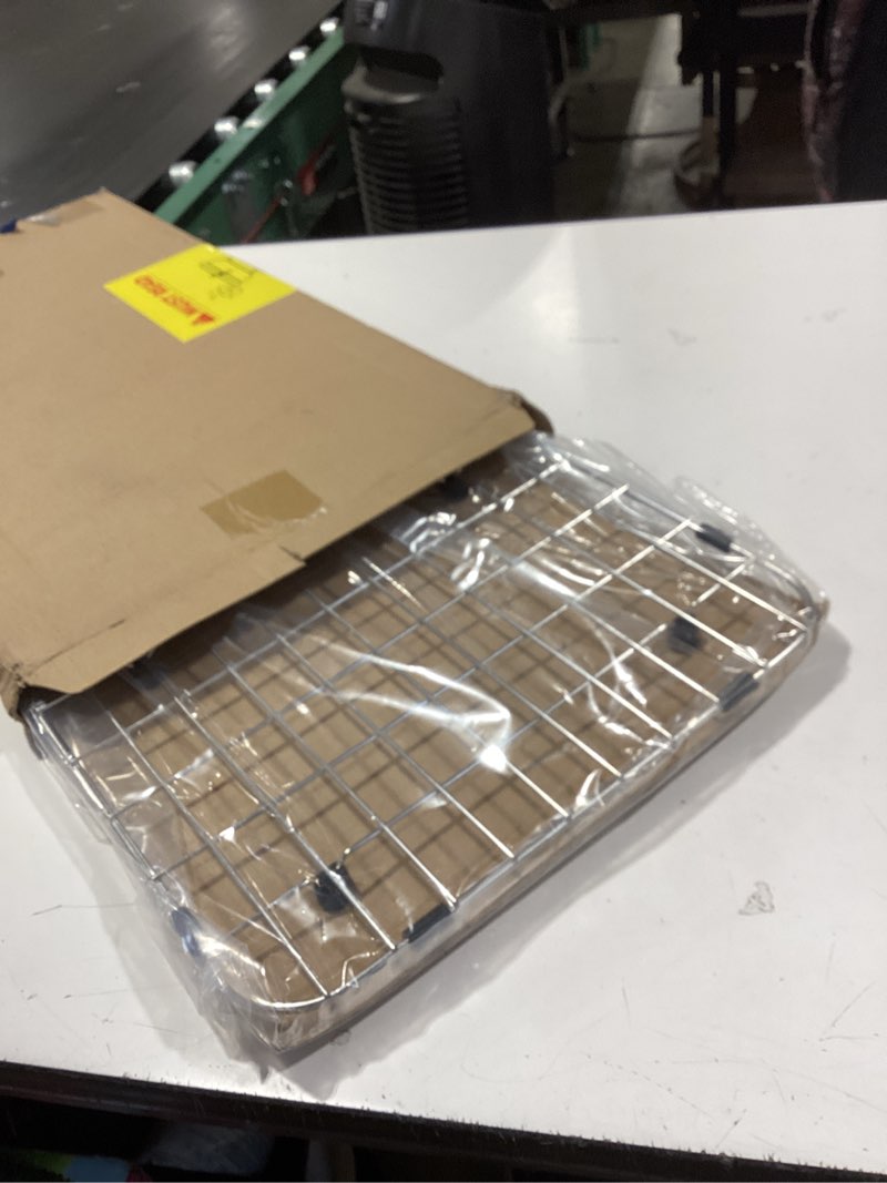 Condition photo showing Good Condition for serene valley sink bottom grid 24-1/8" x 12-5/8", centered drain with corner radius 1-1/2", sink protector nlw2412c