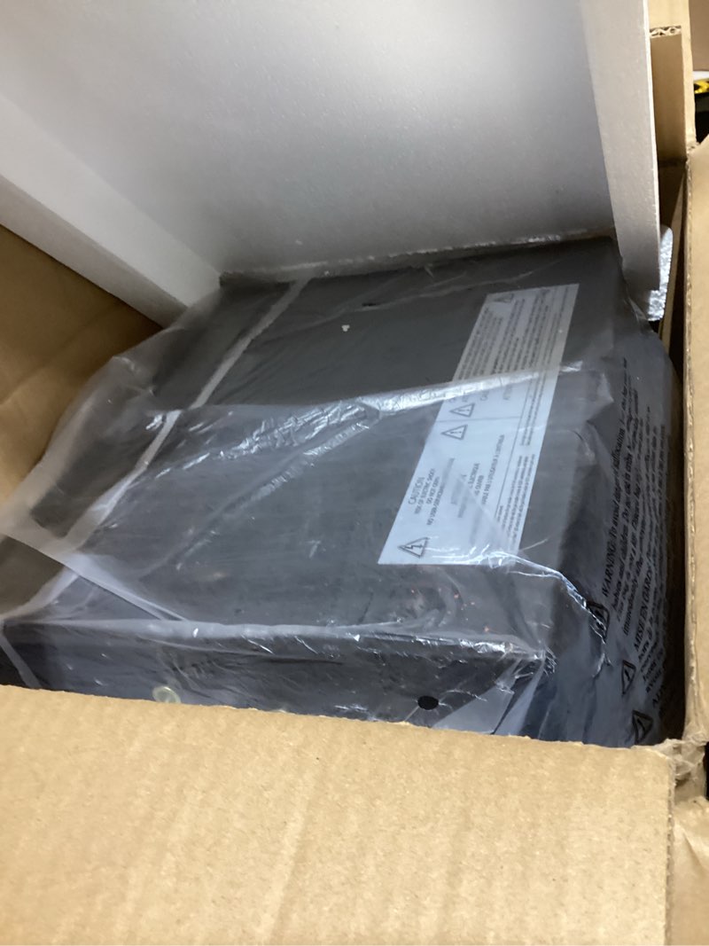 Condition photo showing As Is for Not tested CTSC 10000W Electric Garage Heater, 240v Hardwired Fan-Forced Shop Heater with Digital Thermostat, Remote Control and Timer, ECO Function, Voltage Display Design, Ideal for Workshop, ETL Listed 10000W Hardwired