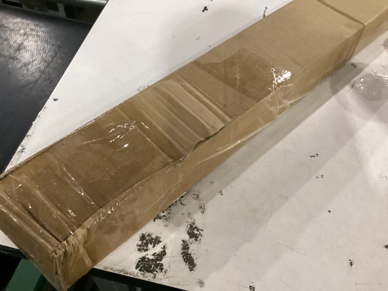 Condition photo showing Good Condition for gold-toned metal curtain rod