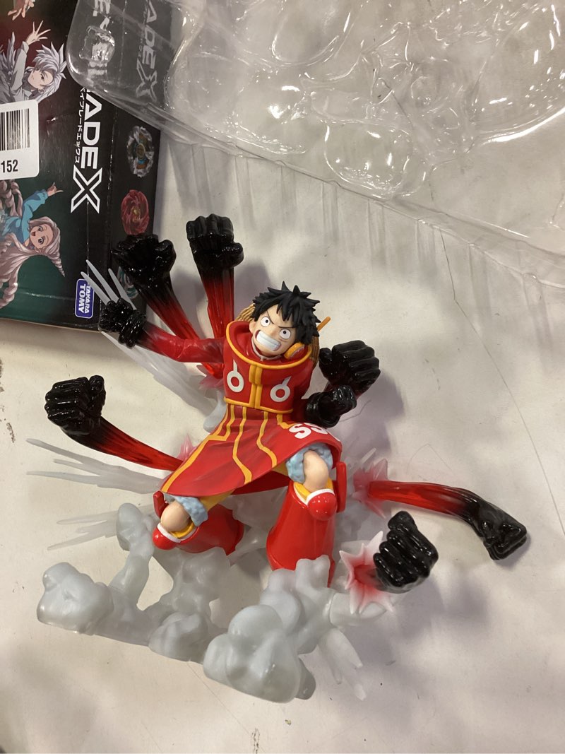 Condition photo showing As Is for TAMASHII NATIONS - One Piece - [Extra Battle] Monkey D. Luffy -Gum-Gum Hawk Gatling- FiguartsZERO Collectible Figure