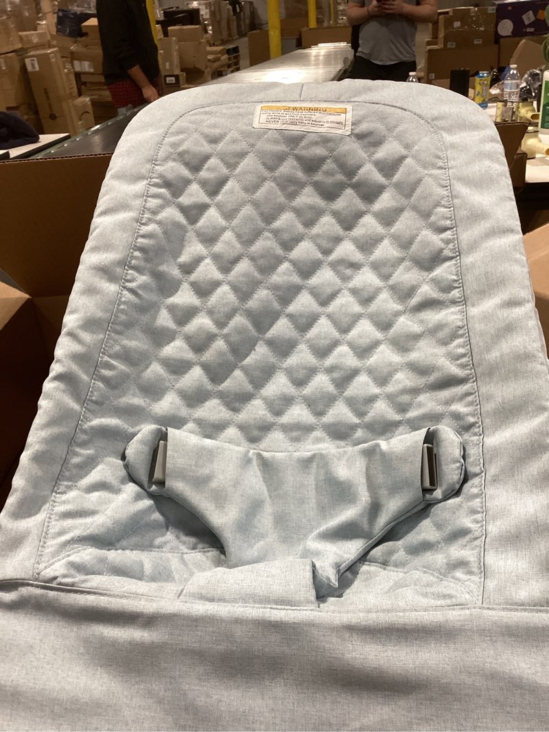 Condition photo showing As Is for Fodoss Baby Bouncer, Portable Bouncer Seat for Babies, Portable Bedside Bassinet with Wheels-Blue