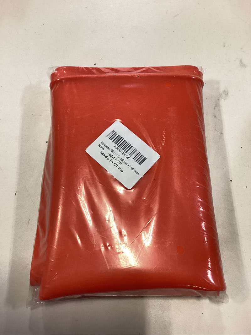 Condition photo showing New/Like New for Alawooder Silicone Griddle Mat for Blackstone Griddle 17 Inch - Food Grade Silicone Griddle Cover for Blackstone Flat Top Grill, 17" Thickened Buddy Mat Grilling Accessory for Black Stone Protection Orange - 17 Inch