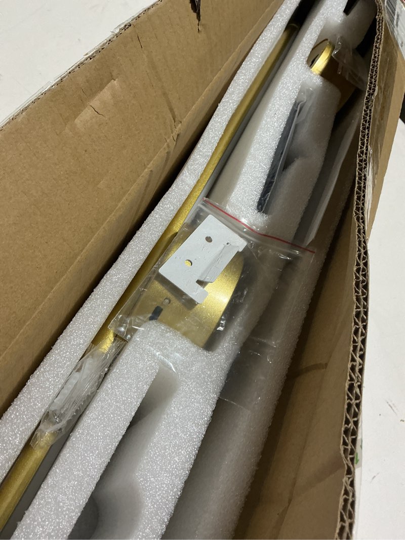 Condition photo showing Good Condition for Battery Operated Modern Wall Sconces,Dimmable Wireless Wall Light Set of Two with Remote Control,3 Color Temperatures,Rechargeable LED Wall Sconce for Bedroom,Living Room,Hallway,23.6 Inch, Gold Gold 23.6 Inch