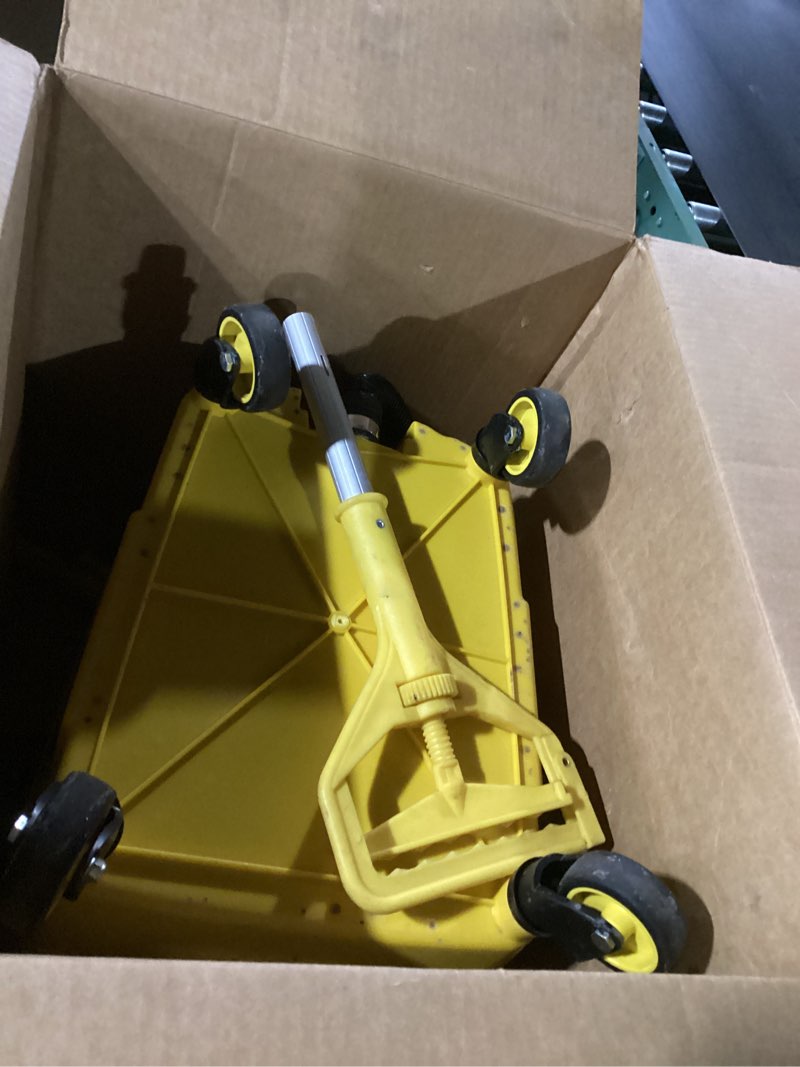 Condition photo showing As Is for 35Qt Commercial Mop Bucket with Side Wringer,Including 1* Commercial Loop-end Mop and 1* Mop Head Replacement