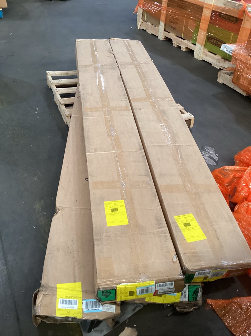 Condition photo showing New/Like New for Art3d 4-Pack 108\" x 12\" Acoustic Wood Panels for Wall, Soundproof Wood Slat Panel for Wall and Ceiling, 3D Fluted Sound Absorbing Paneling for Interior Wall Decor, Living Room, Bedroom - Teak 4pcs - 108\" x 12\" Teak (4 boxes )