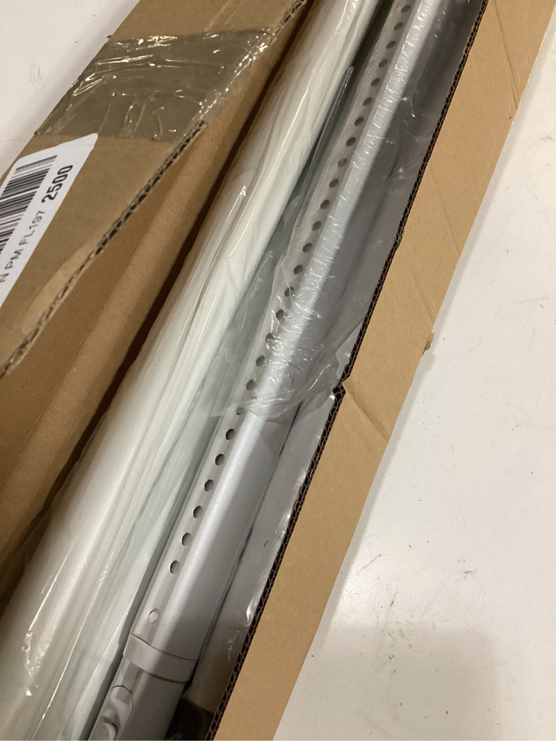 Condition photo showing Good Condition for white tension curtain rods 41-146 in extra long outdoor patio curtain rods no drilling adjustable heavy duty tension rods for windows bathroom living room curtains, rod diameter 1.26in