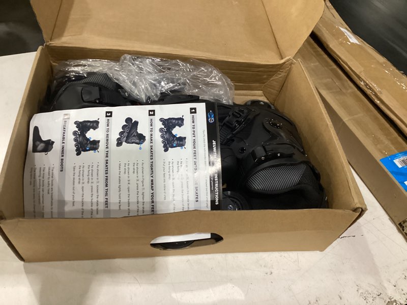 Condition photo showing Good Condition for inline skates for women men, outdoor street blades roller adult male female, professional fitness roller skates blades for unisex black men5-6/women6-7/24.6cm
