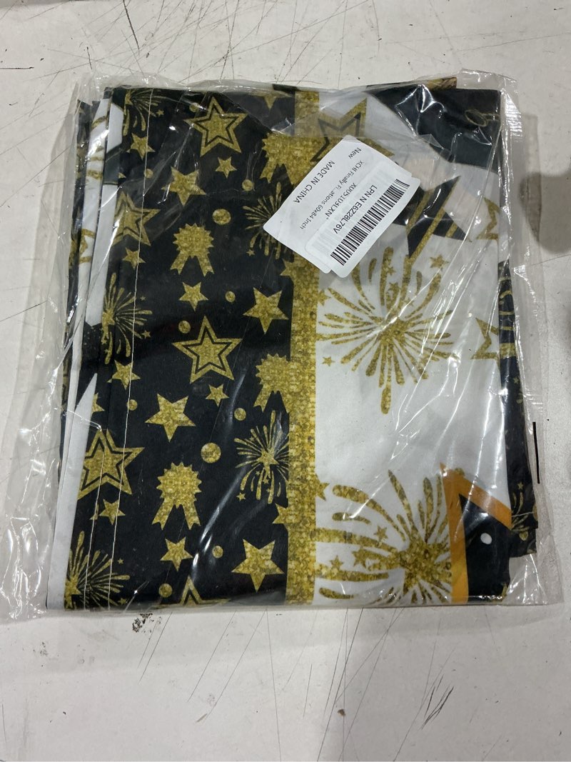 Condition photo showing Good Condition for xchi finally finished grad cap firework stars graduation tablecloth rectangle table cloth table covers for indoor dining home party decorations 60x84 inch 84" x 60" (rectangular)