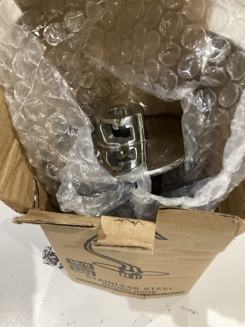 Condition photo showing As Is for Stainless Steel Dough Hook for Kitchenaid 4.5-5 Qt Tilt-Head Mixers,Dishwasher Safe,Heavy-Duty Replacement K45DH for kitchen aid Dough Hook Attachment 18/8 Stainless Steel Silver
