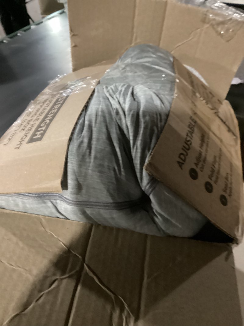 Condition photo showing Good Condition for Momcozy Pregnancy Pillows with Cooling Cover, U-Shaped Full Body Maternity Pillow for Side Sleepers 57 Inch - Support for Back, Hip, Belly, Legs for Pregnant Women Grey- Cooling Fabric