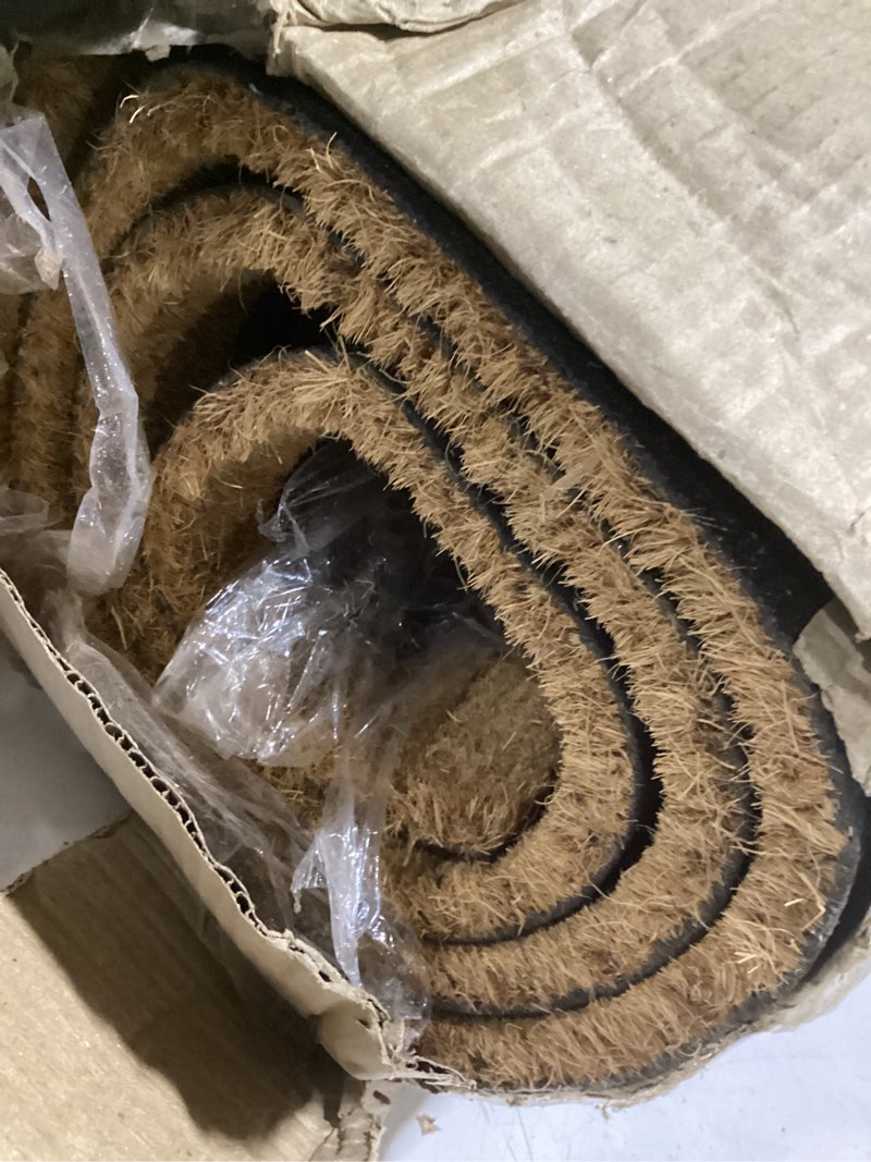 Condition photo showing Good Condition for similar to ecomills coco coir doormat with non-slip backing, 36\" x 48\" – heavy duty natural front door mat with non-slip backing, indoor/outdoor durable entrance mat, 0.5\" thick 3' x 4' (rectangular)