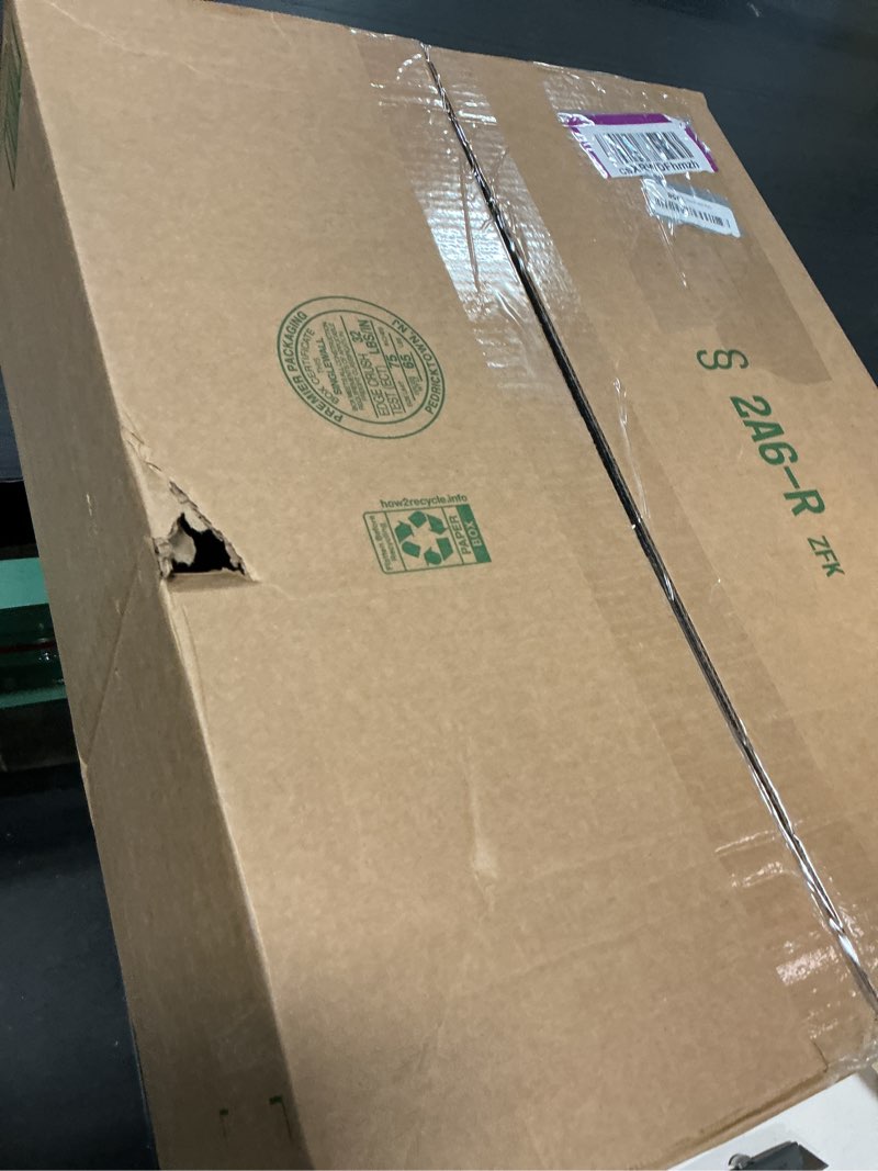 Condition photo showing As Is for DIVON Air Mattress Full with Built in Pump,18’’High Blow Up Mattress Full with Wave Pattern,Self Inflation/Deflation Mattress in 3 Mins, Air Bed for Home&Camping,660lbs Grey 18'' Full