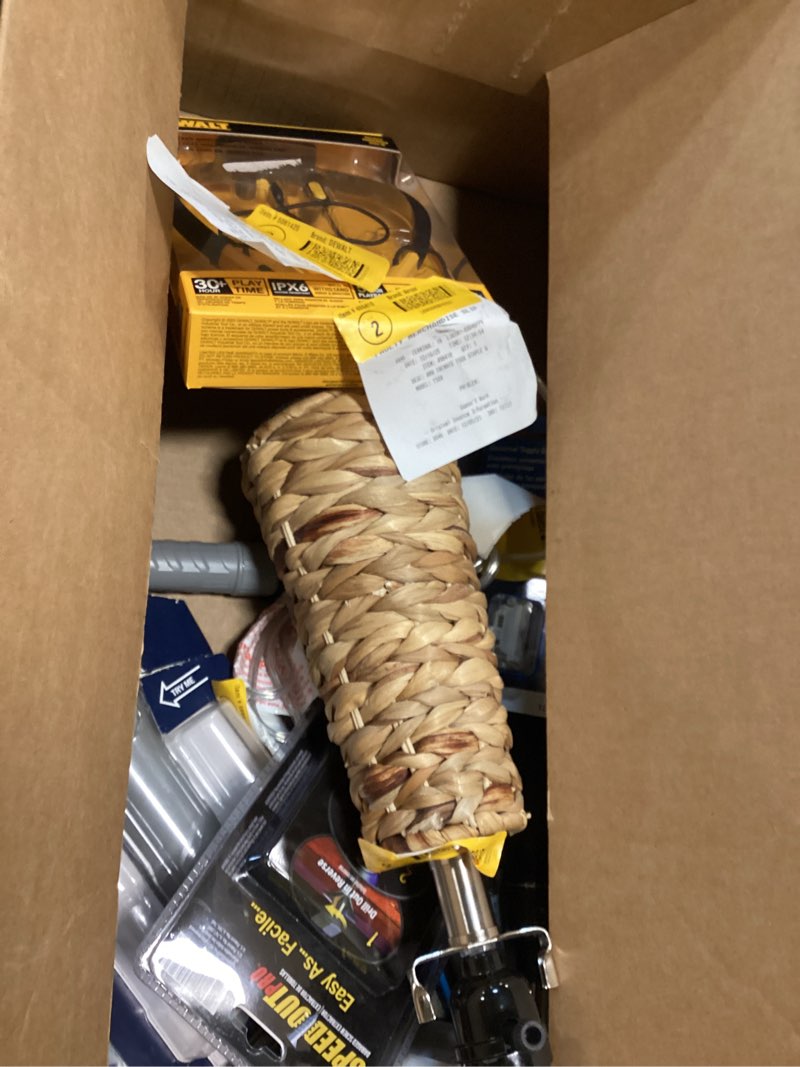 Condition photo showing As Is for DEWALT Earbud Wireless Headphones Item #5061425 | Model #190 2091 DW2 A,assorted the different products 