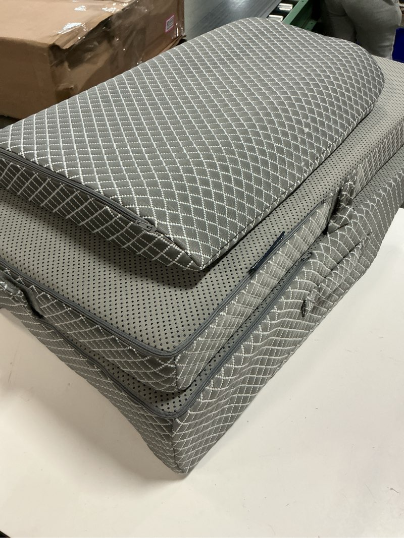 Condition photo showing Good Condition for adjustable leg elevation pillows for swelling after surgery, cooling memory foam leg wedge pillow for blood circulation, wedge pillow for sleeping, sciatica back knee hip ankles pain relief