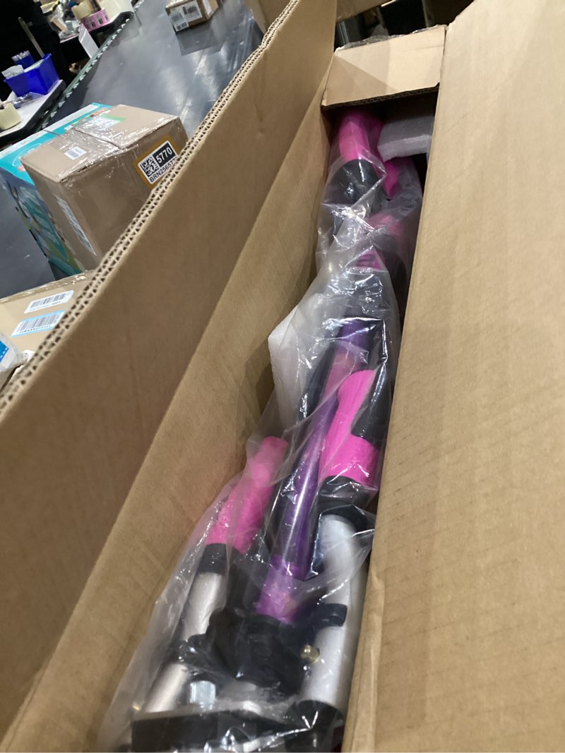 Condition photo showing Good Condition for BELEEV V8 Scooters for Kids Ages 6+ with Light-Up Deck, 2 Wheel Folding Scooter for Adults Teens, 4 Adjustable Height, Lightweight Sport Commuter Scooter, Sturdy Frame, Max Load 220 lbs Galaxy Purple