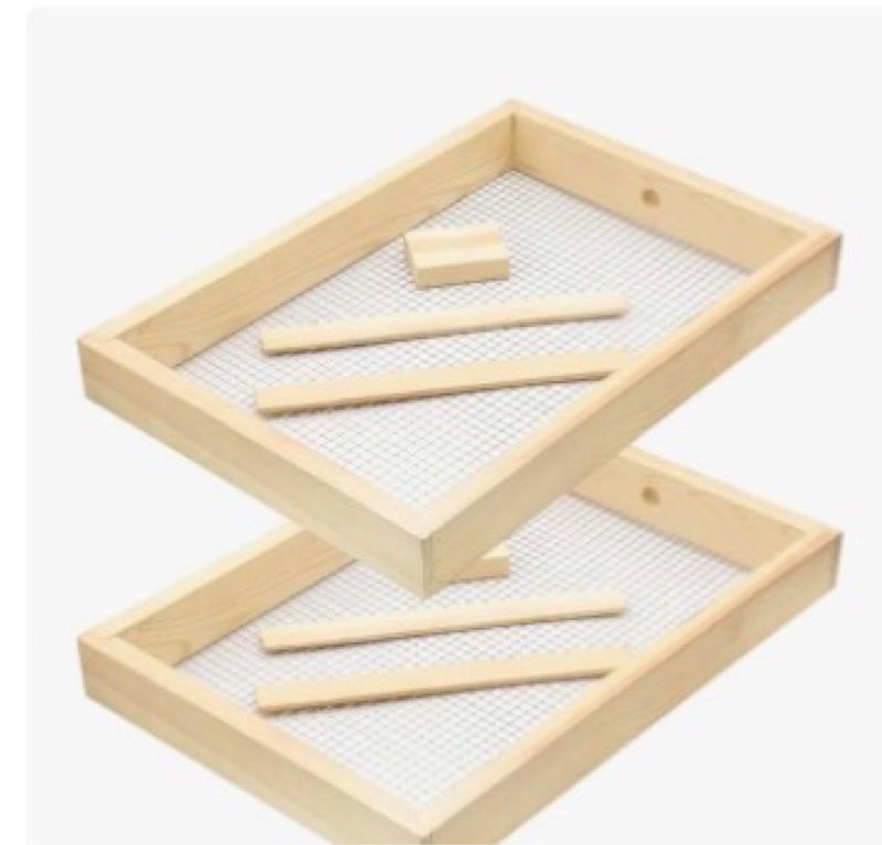 Bee Candy Board Feeder,2 Pack 10 Frame Candy Board,Honey Bee Hive Candy Board,Winter Bee Candy Board