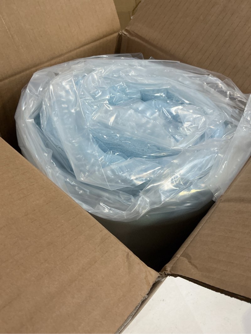 Condition photo showing New/Like New for best price mattress 3 inch ventilated memory foam mattress topper, cooling gel infusion, certipur-us certified, short queen, dorm essentials, blue short queen 3 inch