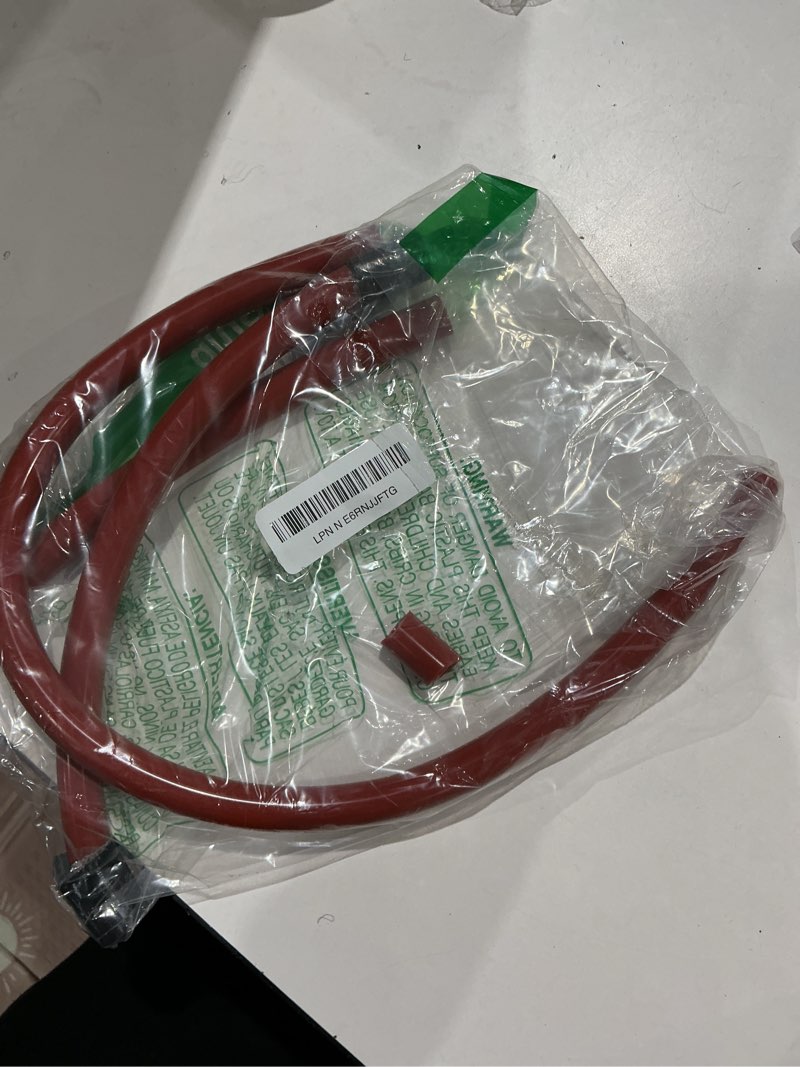 Condition photo showing As Is for 3/8" (10mm) id silicone vacuum tubing hose line 5ft 130psi max pressure, red red 3/8"(10mm)-5ft