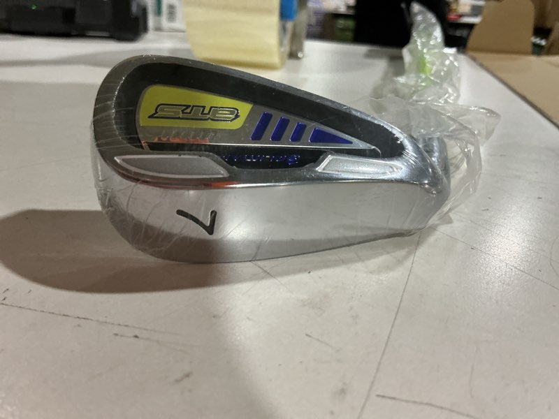 Condition photo showing New/Like New for orlimar ats junior boys' lime/blue series individual golf clubs (ages 3-5) left hand iron