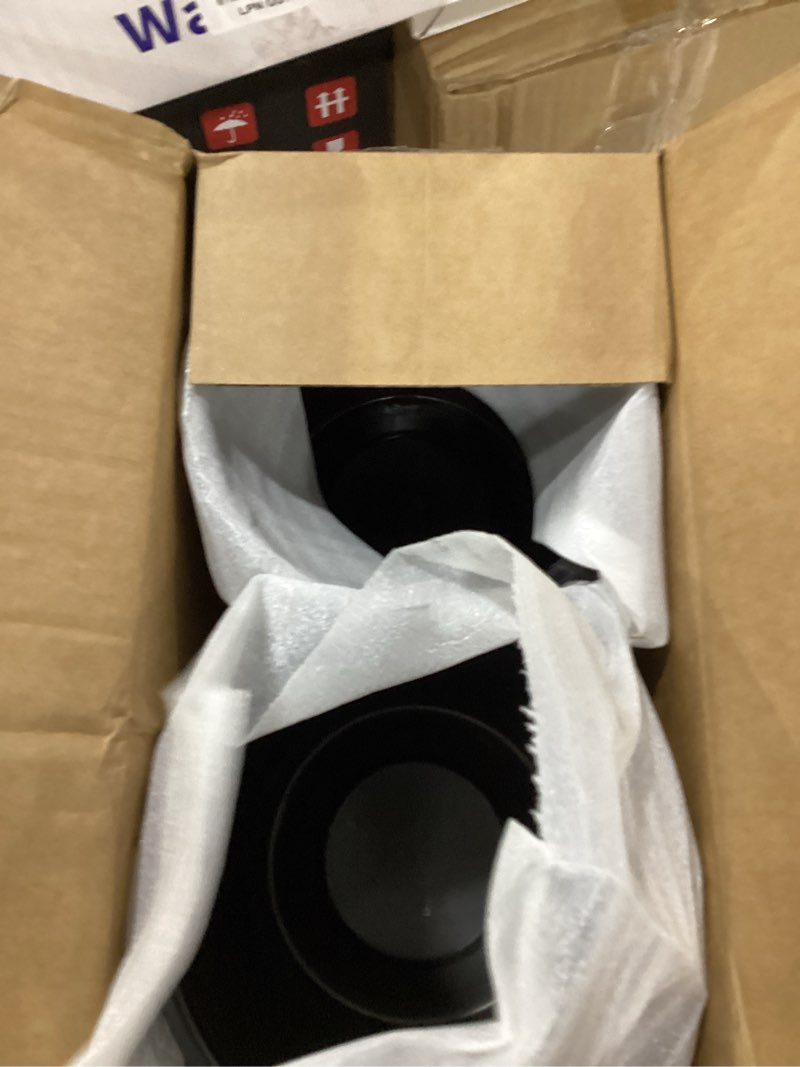 Condition photo showing Good Condition for 4pcs 5.15" push through wheel center caps stainless trailer hub cap for truck suv rv wheel rim, combination of 2 closed curved and 2 open ended wheel hub covers (fit 5.15" bore matte black)