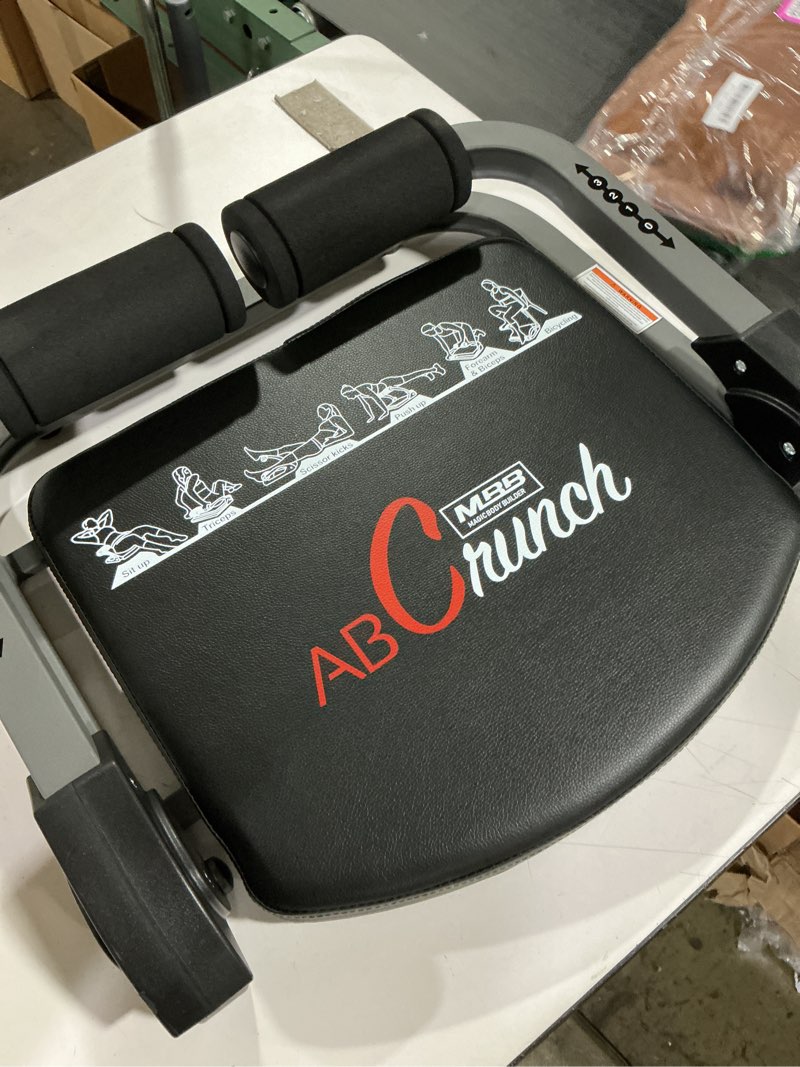 Condition photo showing Good Condition for ab machine ab workout equipment sit up machine & exercise equipment ab crunch machine for stomach workout ab core trainer abdominal machine for home gym with resistance bands