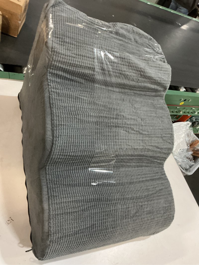 Condition photo showing As Is for 3-Step Dog Ramp and Stairs for Sofa and Chair - Non-Slip Sturdy Pet Steps for Small Dogs and Cats,15.7" H,Grey Grey 3 Standard 3-Step 15.7"H