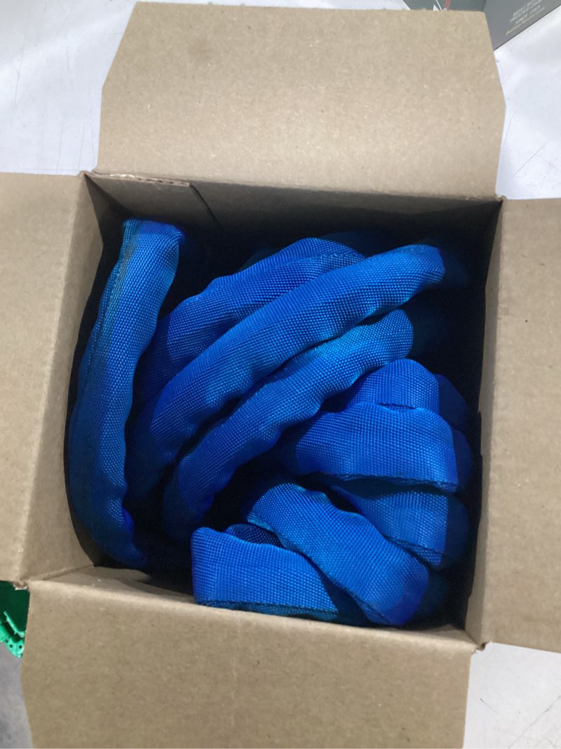 Condition photo showing As Is for project source project source lightweight 1/2-in x 30-ft premium -duty kink free woven blue coiled hose