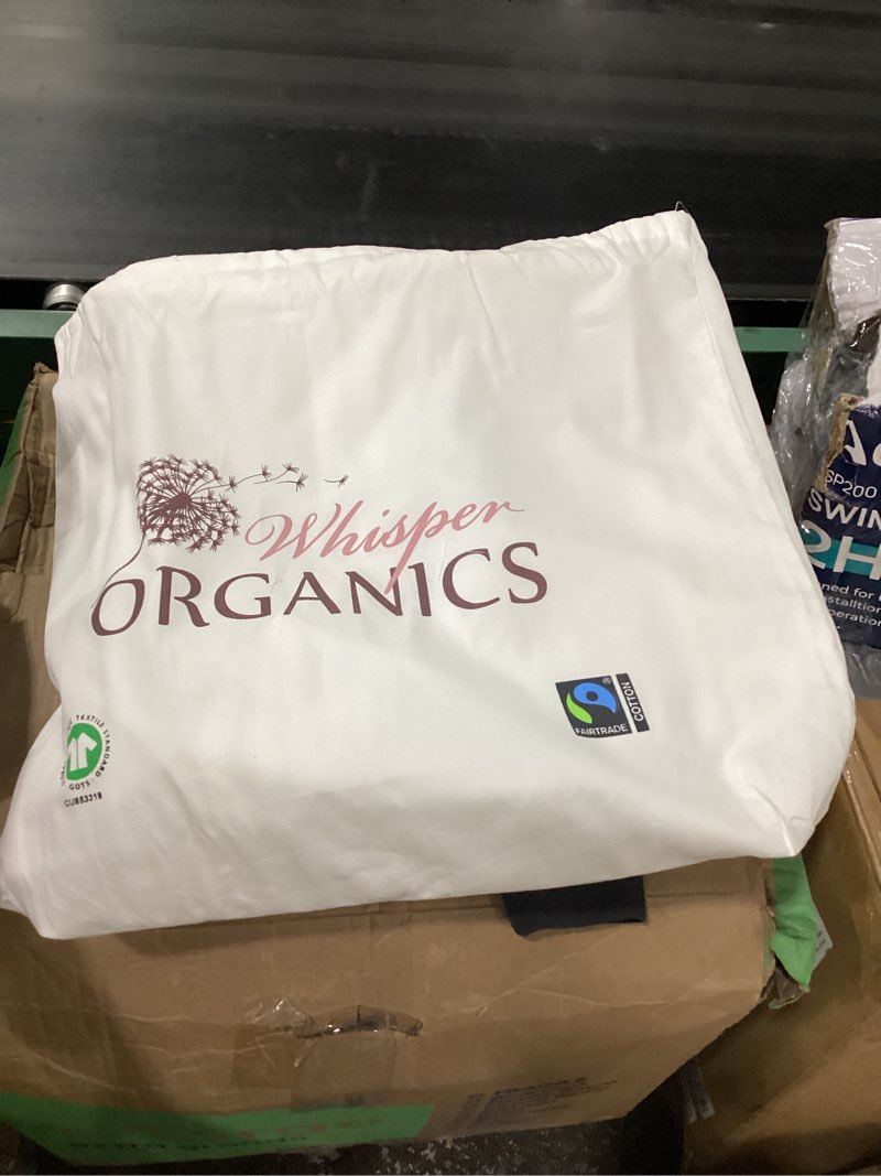 Condition photo showing Good Condition for similar to stock photo organic waterproof mattress protector- 100% waterproof mattress pad with quiet & breathable triple layer protection - fairtrade & gots certified durable machine washable design