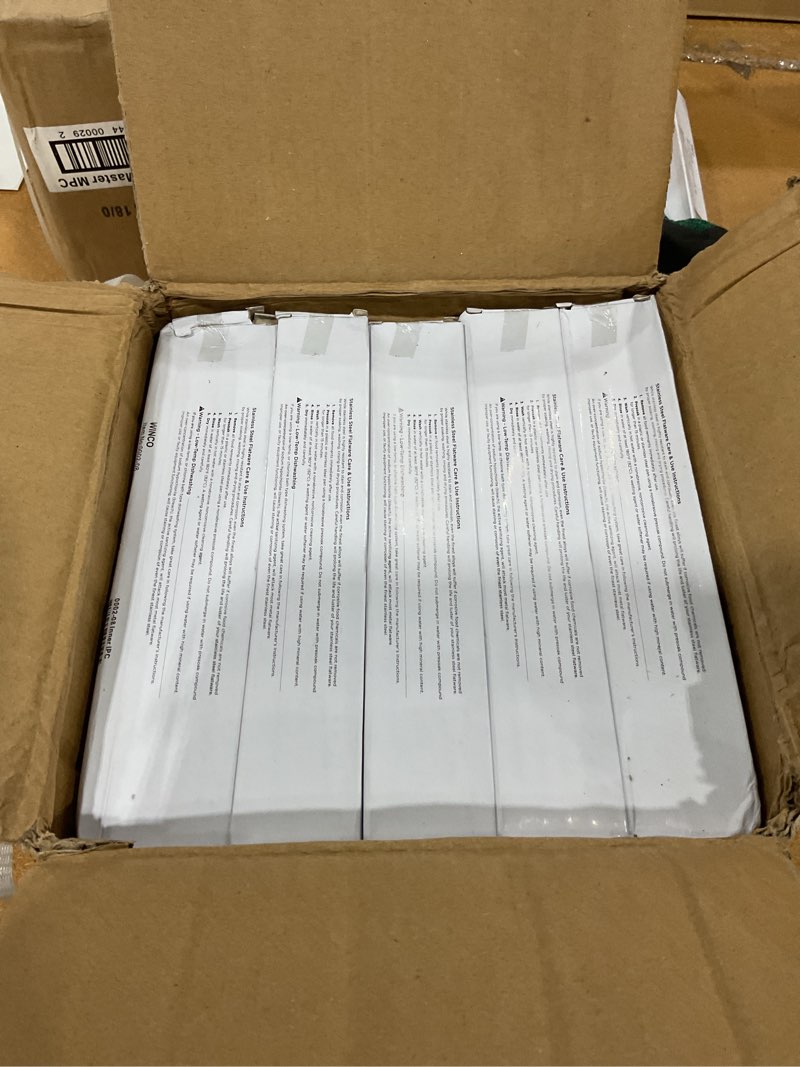 Condition photo showing New/Like New for windsor 18/0 stainless steel dinner knifes-1 dozen pack 25 doz( 300)