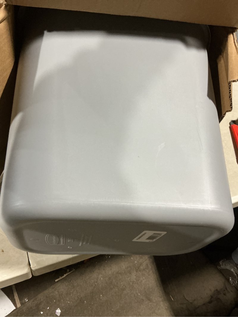 Condition photo showing As Is for Rectangular Wastebasket,28-1/8 Qt,14-1/4"x10-1/4"x15",Gray Qty:12