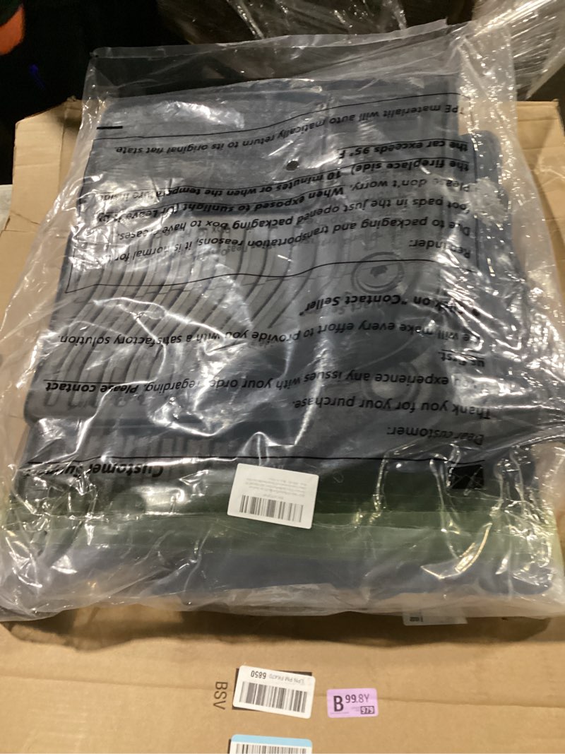 Condition photo showing Good Condition for auxko all weather floor mats fit for jeep grand cherokee l 7 seat(2nd row bench seat) 2021-2025 2026 tpe rubber liners accessories all season guard odorless 3 row black grand cherokee l 7 seat|2021-2026|floor mats