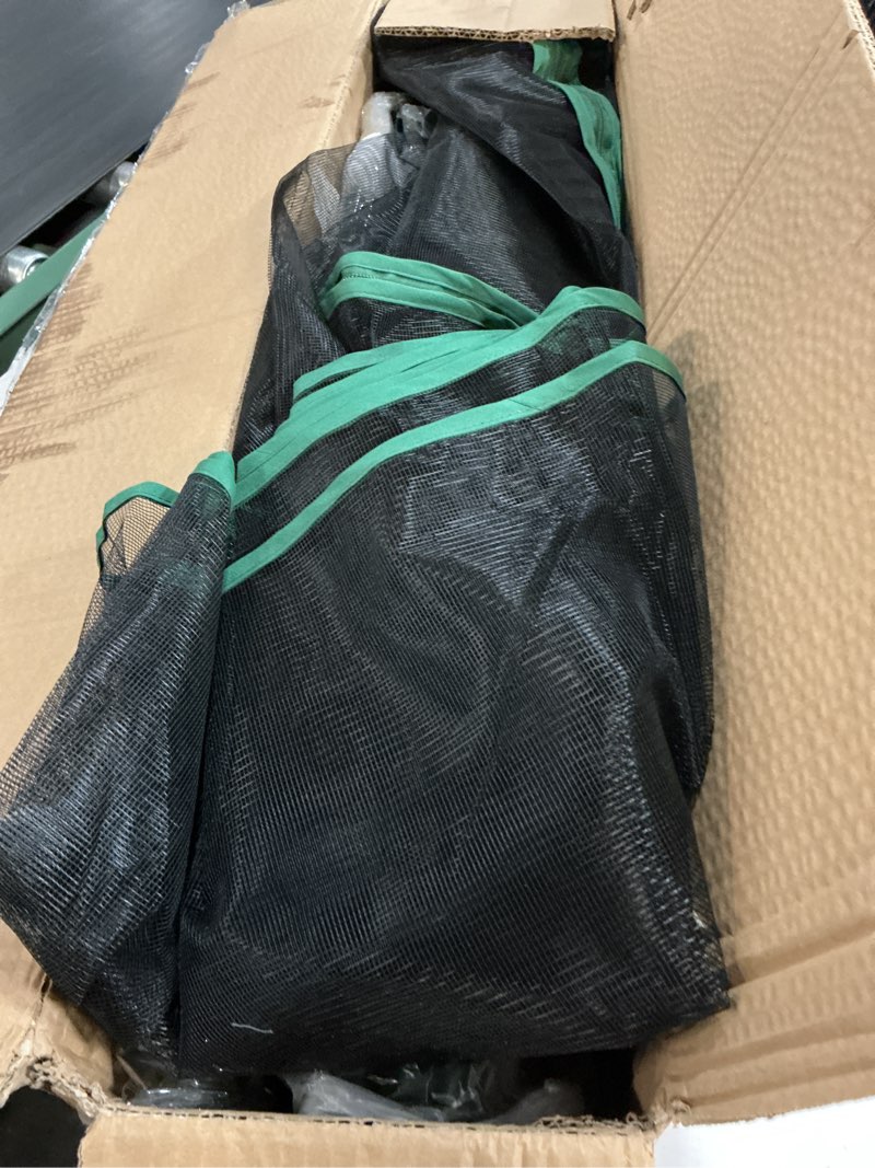 Condition photo showing Good Condition for bps 6x3x3 ft mini garden greenhouse with 3 dual covers (pe & pvc & mesh) waterproof, uv-protected portable grow tent for flowers, vegetables, and herbs in all seasons green & transparent & mesh 6x3x3 ft