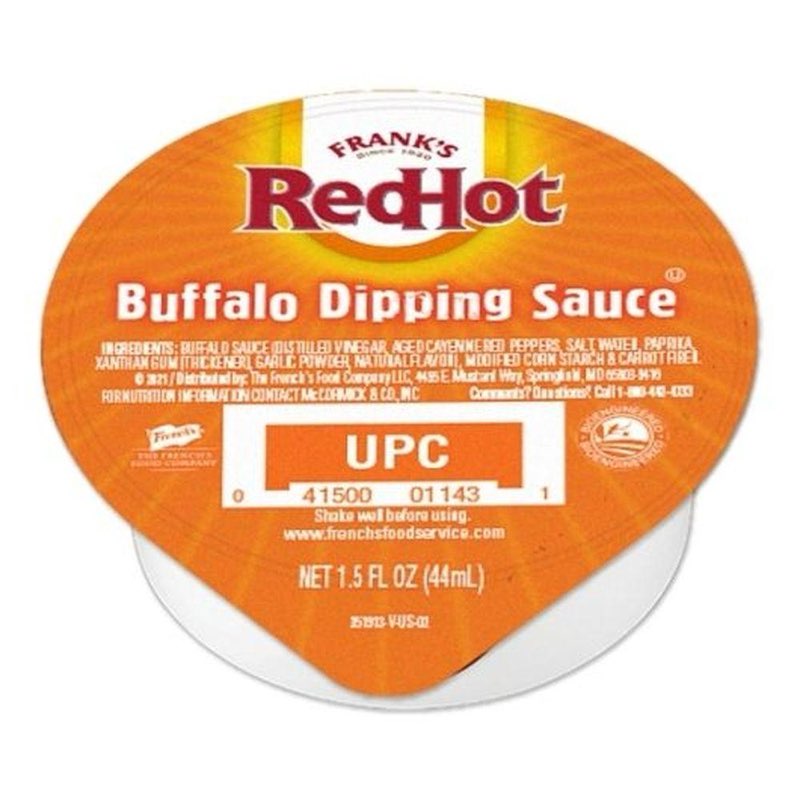 Franks Redhot Buffalo Dipping Sauce, 1.5 Fluid Ounce -- 100 Per Case