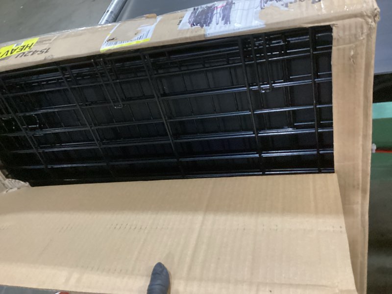 Condition photo showing Good Condition for MidWest Homes for Pets 42-Inch iCrate Folding Dog Crate with Divider Panel, Leak-Proof Tray & Secure Latches – Metal Wire Kennel for Large Breeds – Portable, Durable & Easy to Assemble 42.0"L x 28.0"W x 30.0"H Black