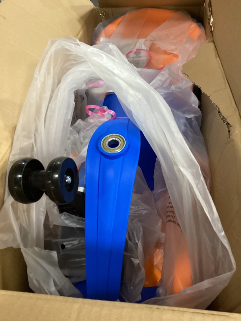 Condition photo showing Good Condition for Wiggle Car - Ride on Toy for Ages 3 and Up - Toddler Ride on Toys with no Batteries, Gears, or Pedals Just Twist, Wiggle, and Go by Lil’ Rider ( Blue and Orange)