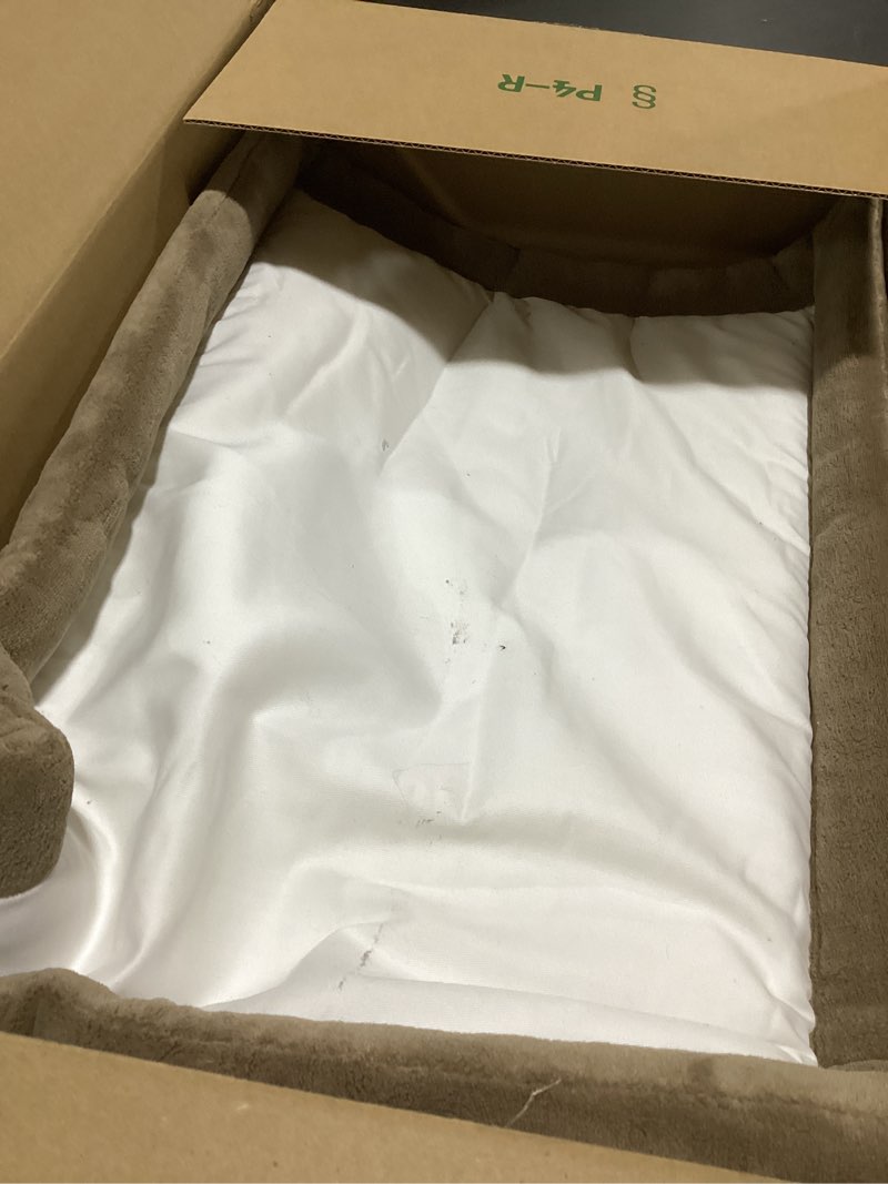 Condition photo showing As Is for MidWest Homes for Pets Medium QuietTime Taupe Micro Terry Pet Bed, Ultra-Soft & Cushioned Crate Pad for 30-inch Crates, Machine Washable Taupe 30 inch