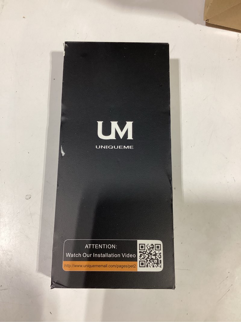 Condition photo showing As Is for uniqueme 2packs compatible with iphone 14 pro max privacy screen protector - 360°anti-spy 4way tempered glass screen protector 14 promax zero bubble case friendly [automatic dust removal